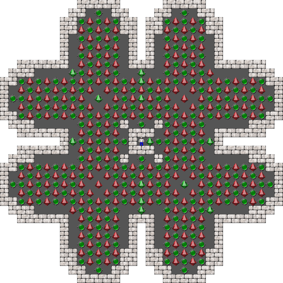 Sokoban Sasquatch 06 Arranged level 84